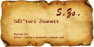 Sátori Zsanett névjegykártya